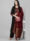 LV New Designer Cotton Daily Wear Women Readymade Dress Collection LV111-Black